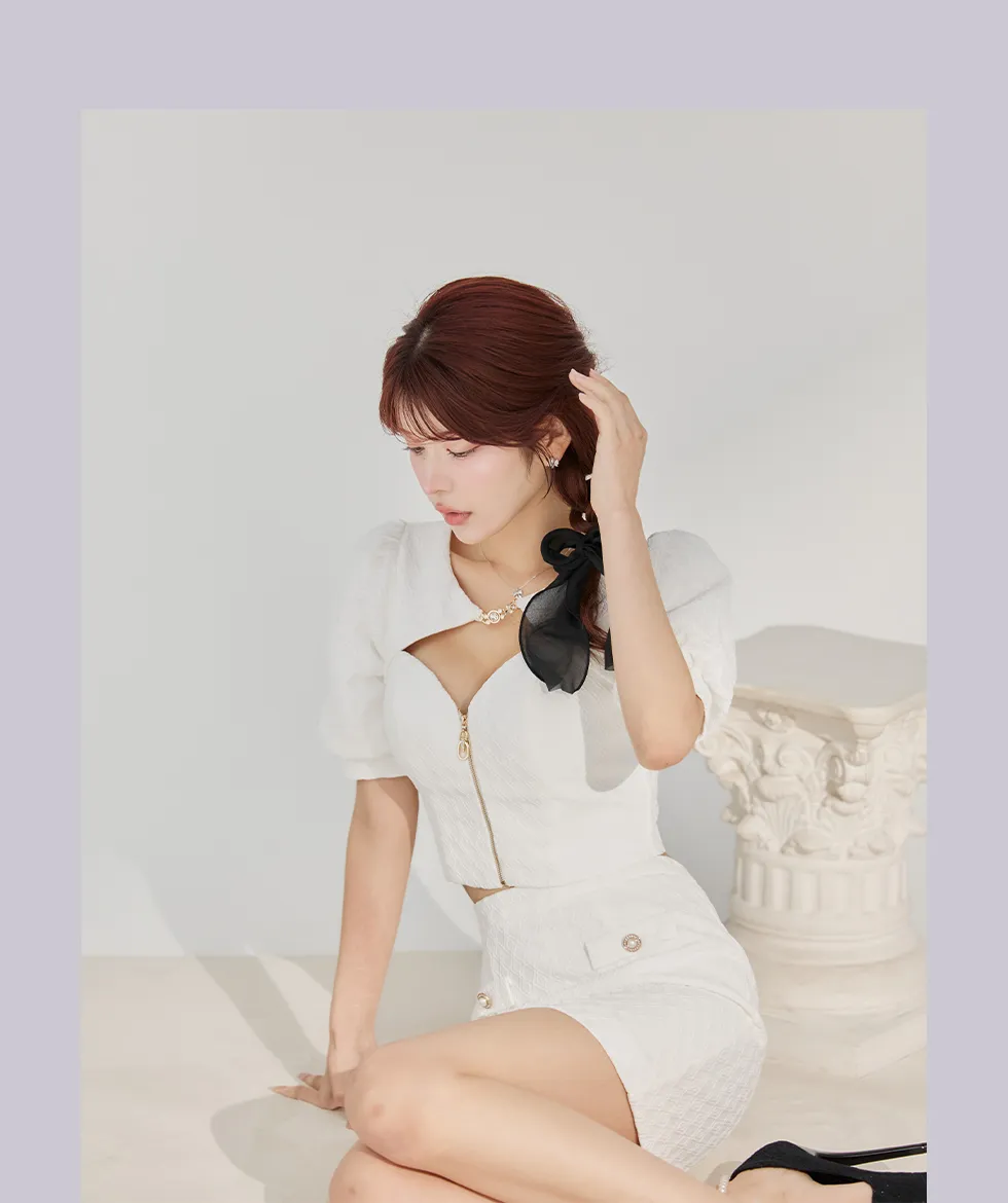 whitw dress feat.ゆめ