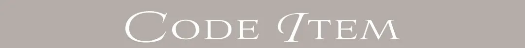 CODE ITEM