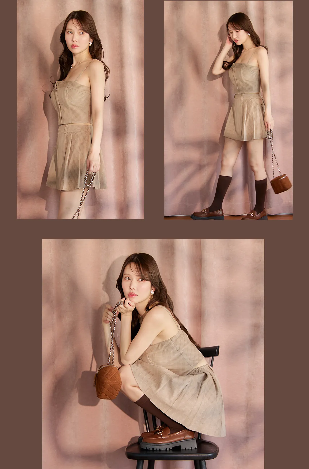 シンプルに色気漂う大人なカジュアルグレーDRESS18