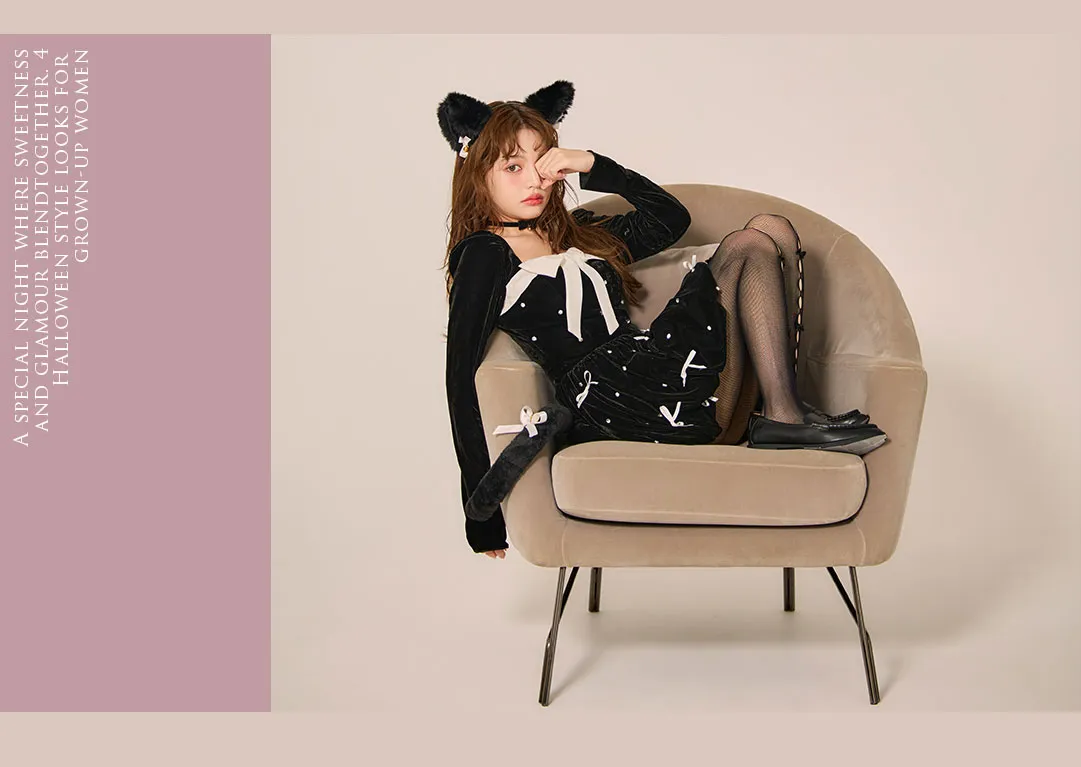 甘さと艶めきが溶け合う特別な夜、大人女子のためのハロウィンスタイル4Look♥