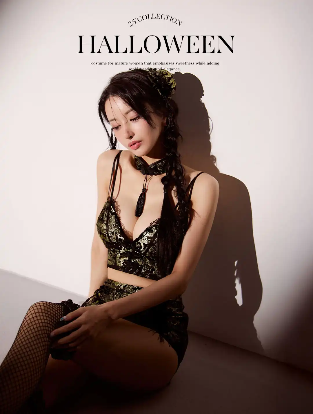 【ROBE de FLEURS/ローブドフルール】ドットチュール/ ビジュー/ フレア/ ミニドレス/ キャバドレス