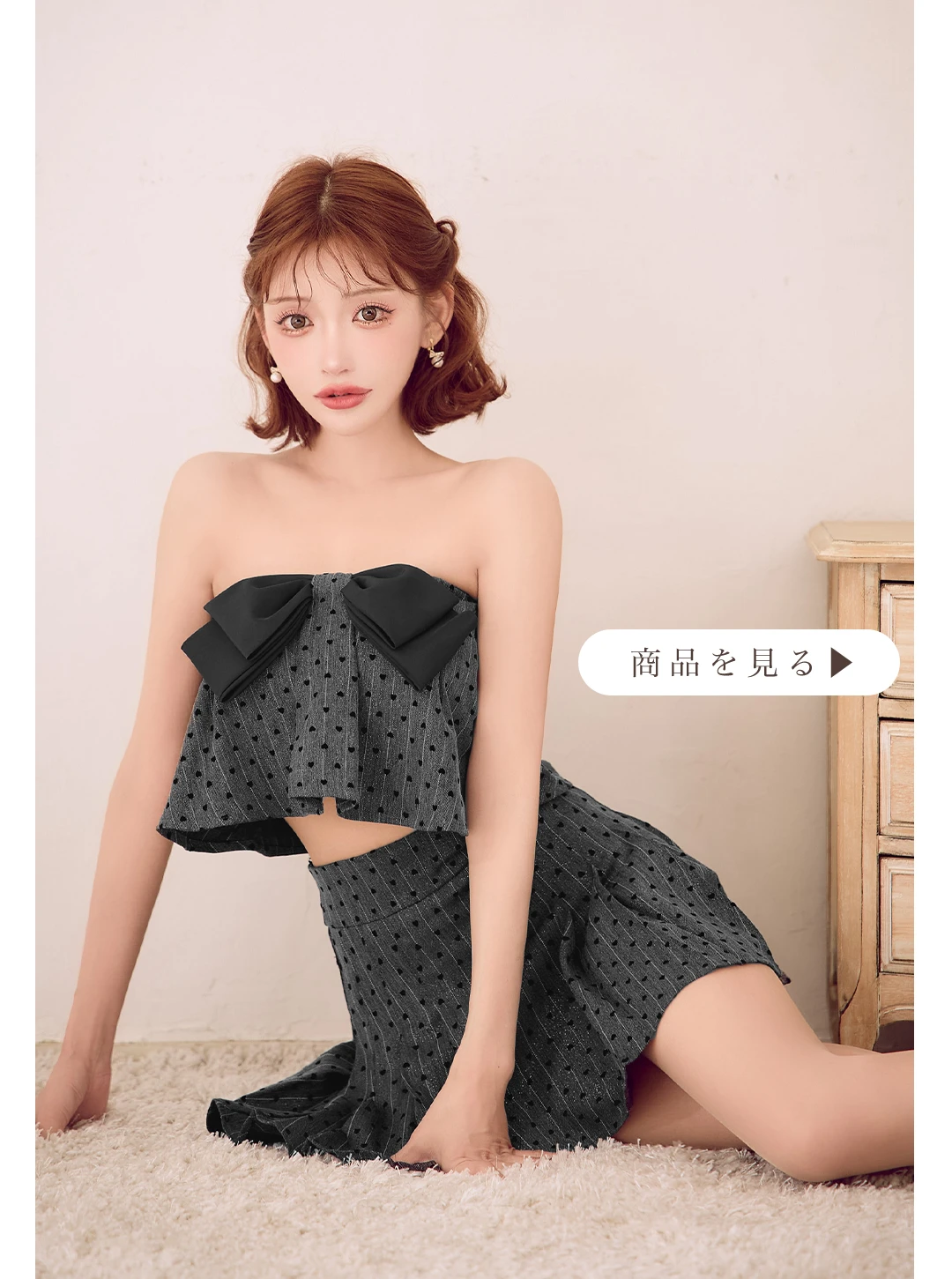 【ANGEL R/エンジェルアール】ベアトップ/ ビックリボン/ ハート/ フレア/ セパレート/ マイクロミニドレス/ キャバドレス2