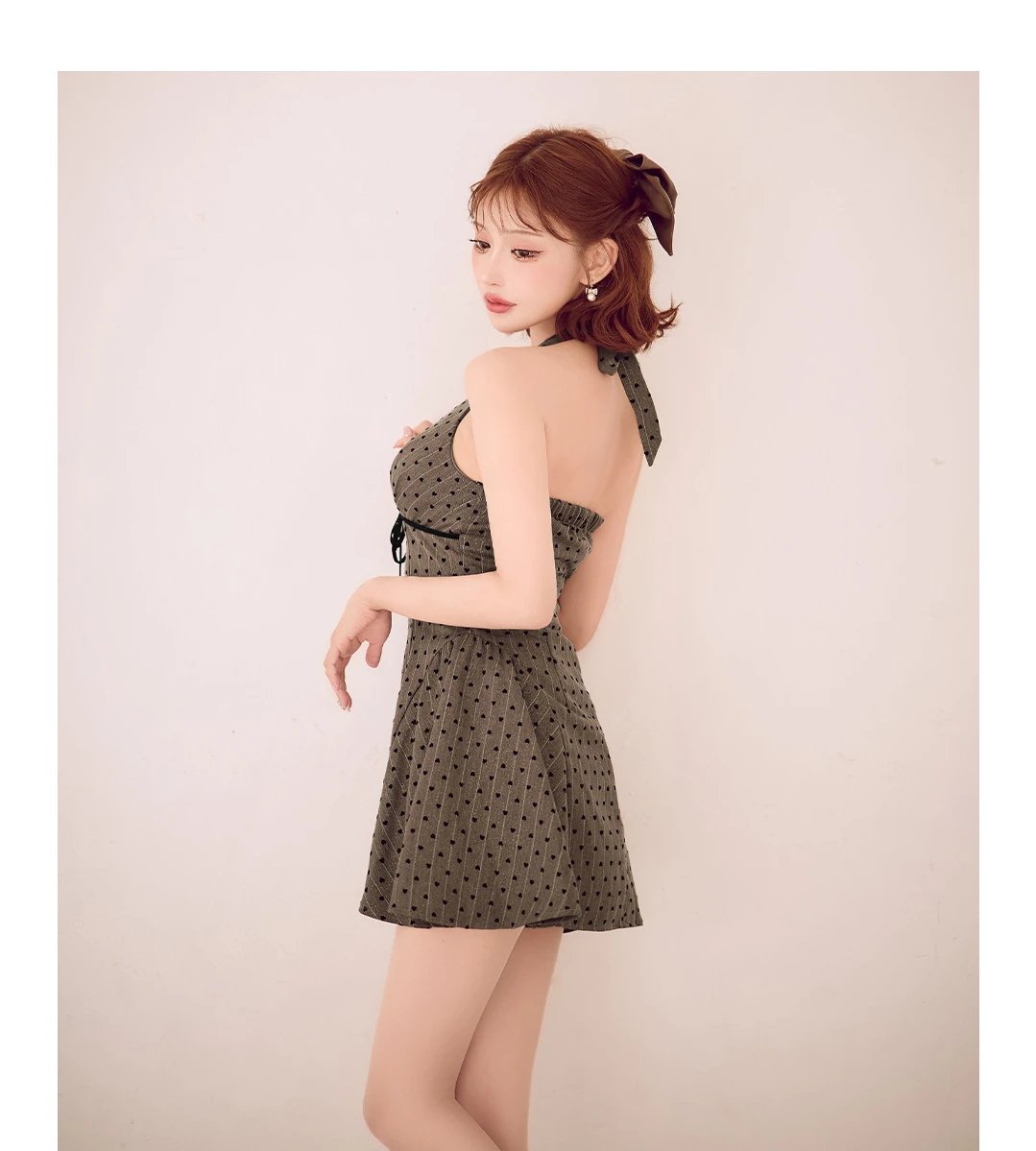 【ANGEL R/エンジェルアール】Vカット/ バストリボン/ ハート/ フレア/マイクロ/ ミニドレス/ キャバドレス5