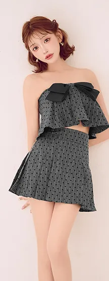 【ANGEL R/エンジェルアール】ベアトップ/ ビックリボン/ ハート/ フレア/ セパレート/ マイクロミニドレス/ キャバドレス6