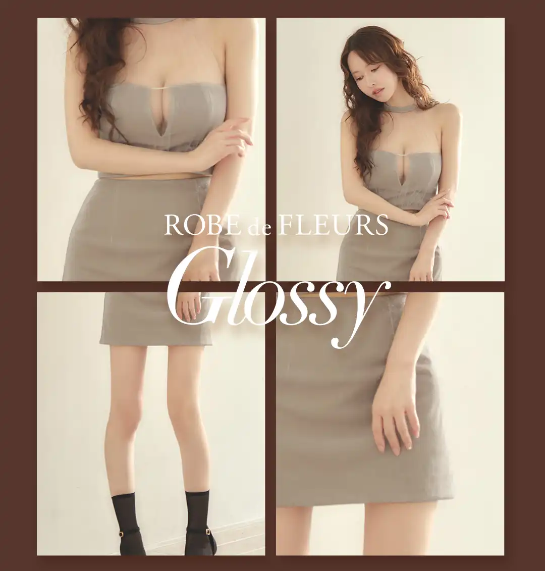 煌めきラメとシアーネックで視線集中
大人フェミニンな印象をまとうワントーン 3