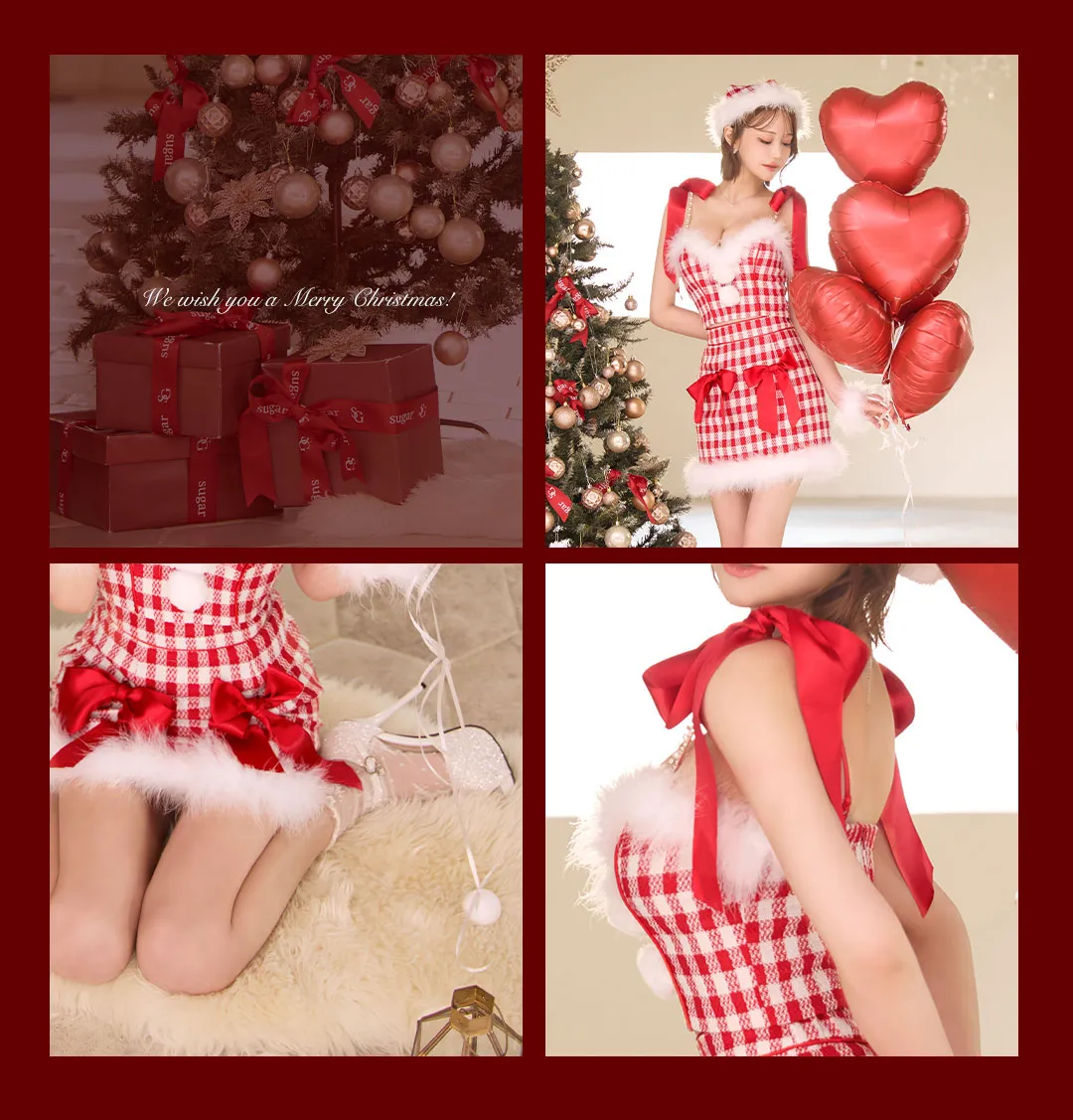 明日花キララ&れみれみチェックサンタコレクション7LOOK♡-49