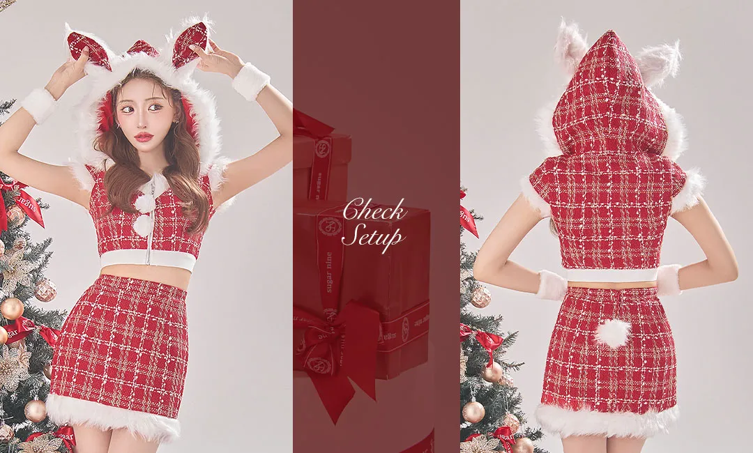 明日花キララ&れみれみチェックサンタコレクション7LOOK♡-24