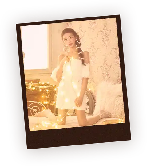 【ROBE de FLEURS Glossy/ローブ・ド・フルール グロッシー】ボタン/ キャミソール/ タイト/ ミニドレス/ キャバドレス