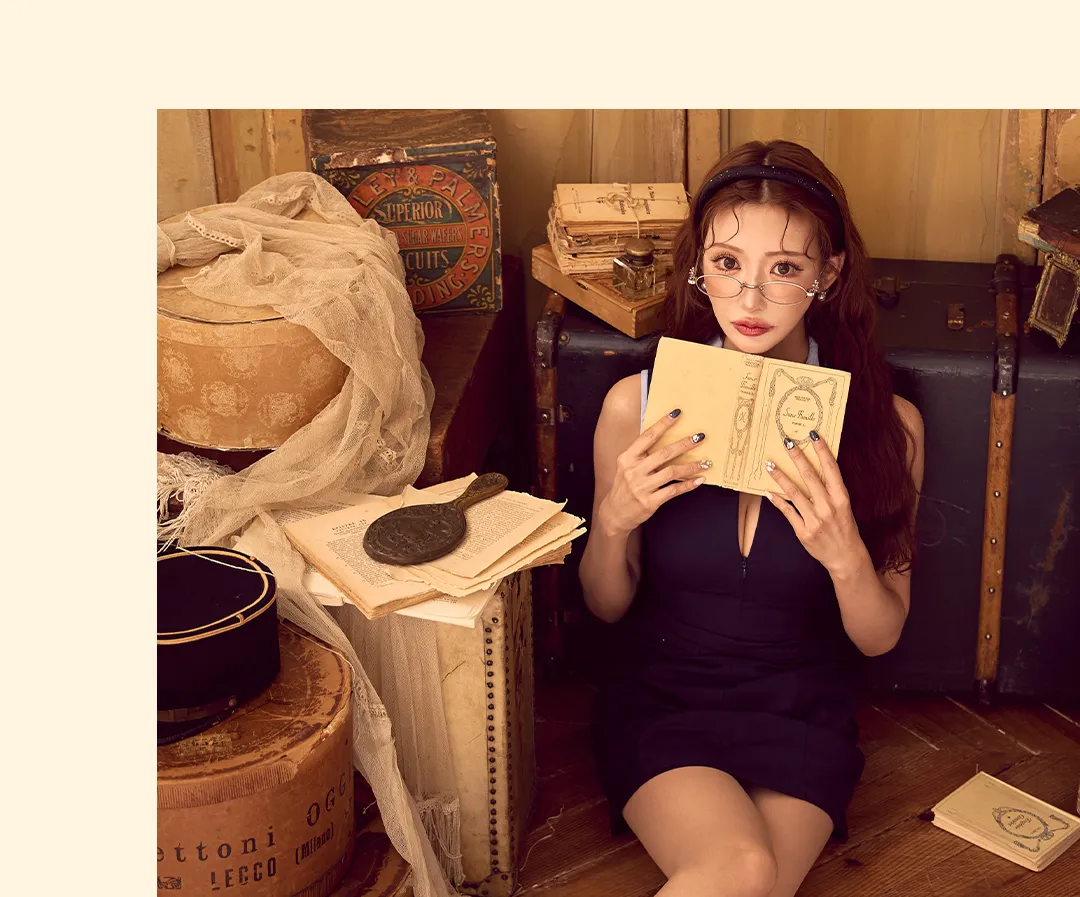 【DEA./ディア】サテン/ ベロア/ スリット/ キャミ/ ロングドレス/ キャバドレス4