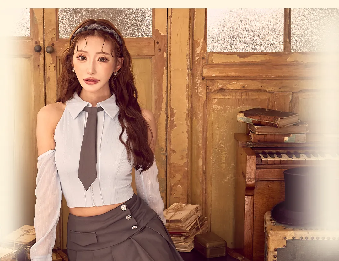 【JEAN MACLEAN/ジャンマクレーン】サテン/ タック/ ワンカラー/ キャミ/ アシンメトリー/ マーメイド/ ミディアムドレス/ キャバドレス5