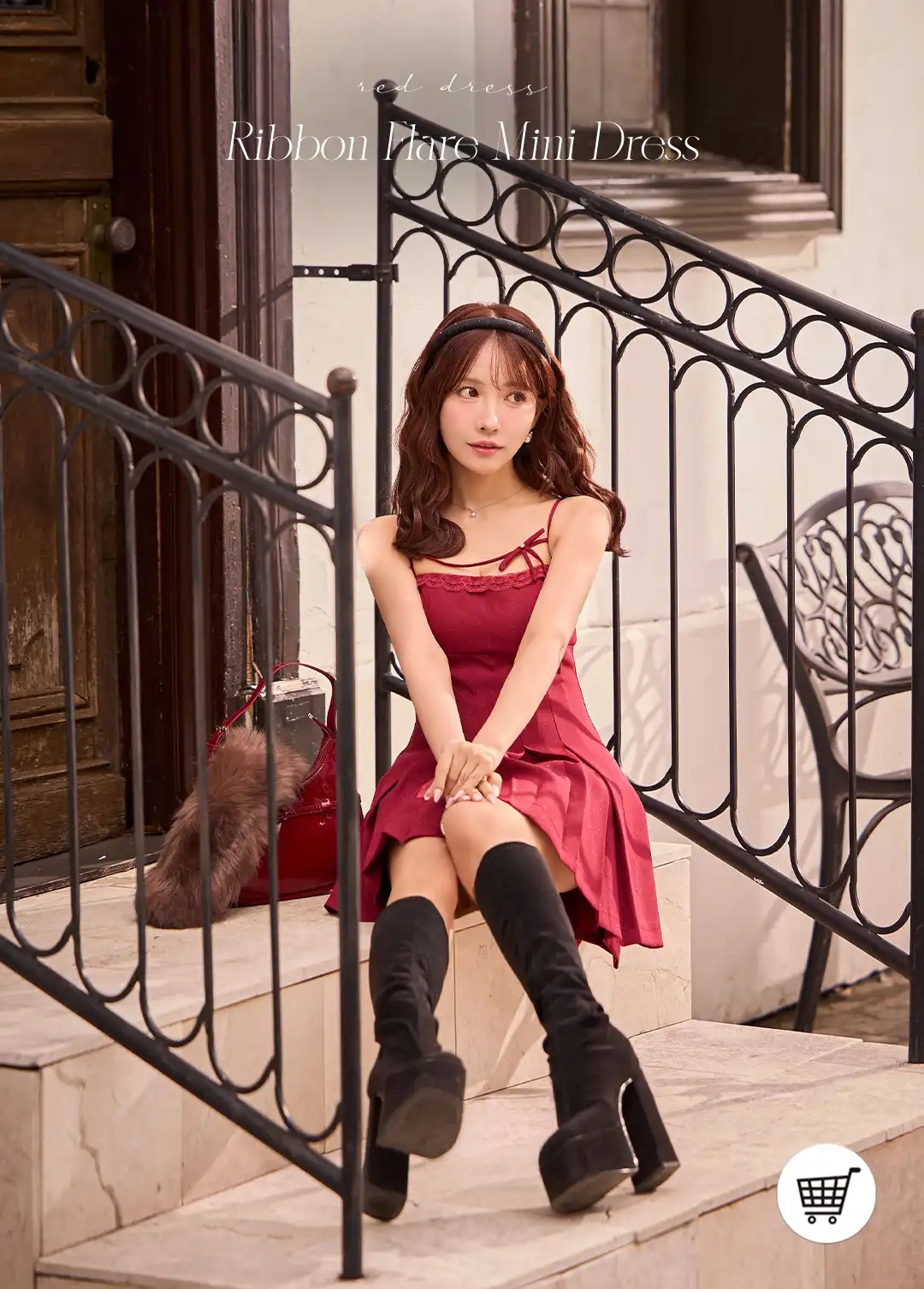 【ANGEL R/エンジェルアール】クロスネック/ チェック/ レース/ フレア/ マイクロミニドレス/ キャバドレス 1