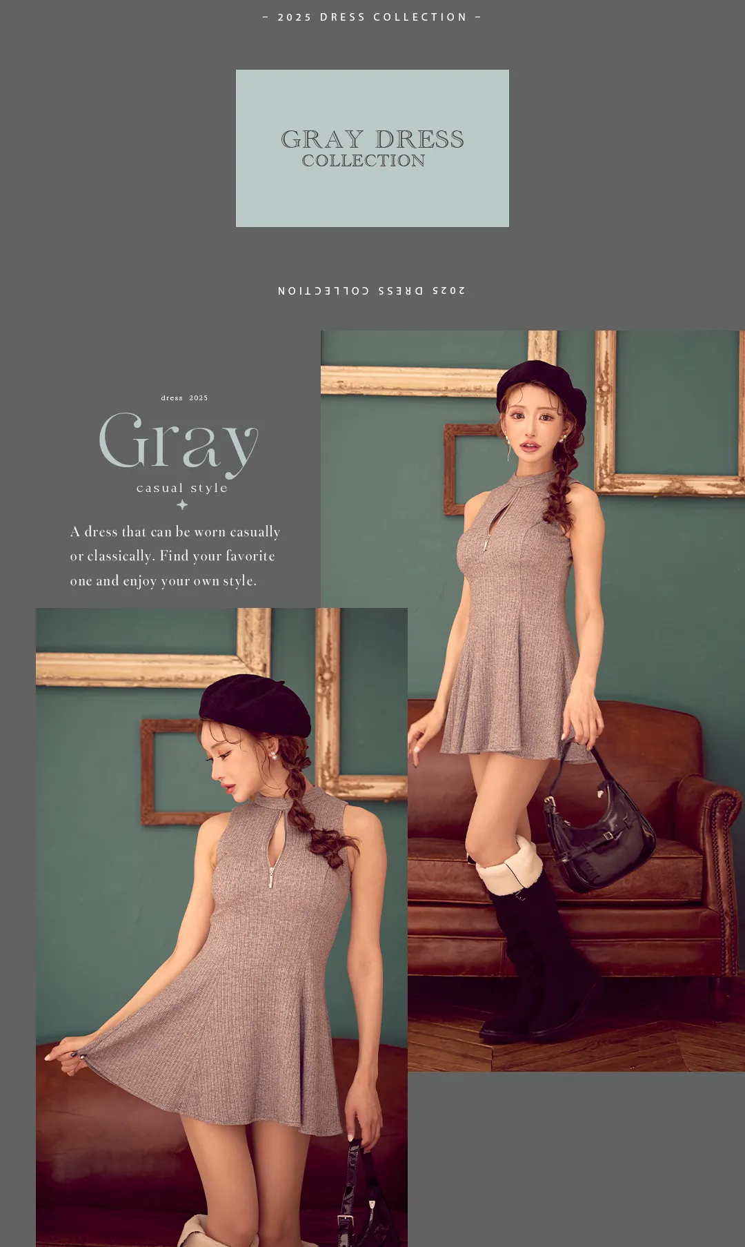 【DEA./ディア】ドレープ/ オフショルダー/ セットアップ/ フレア/ ミニドレス/ キャバドレス3