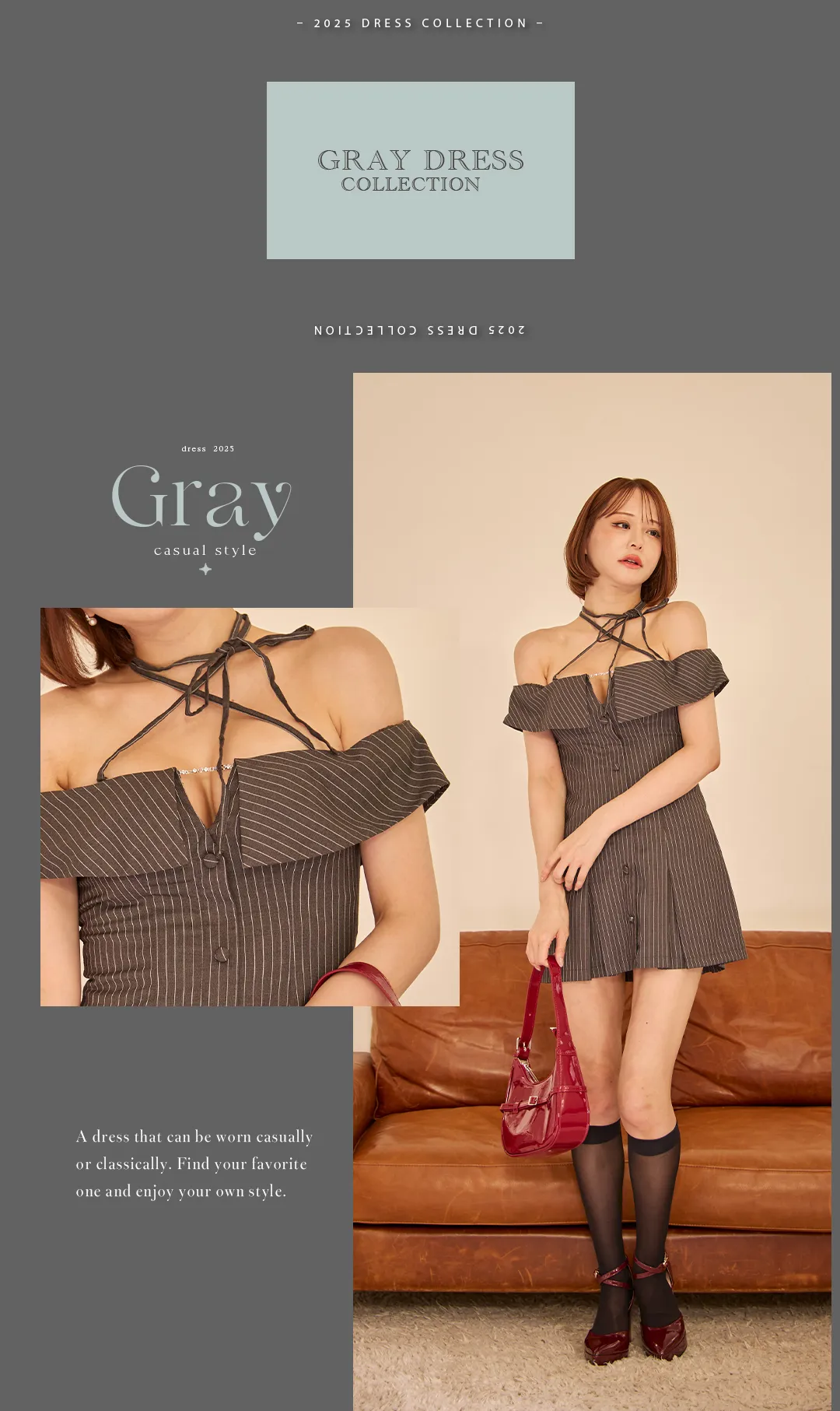 ゴールドボタンで視線を奪う、
プリーツがひらりと揺れる瞬間に恋して。 2