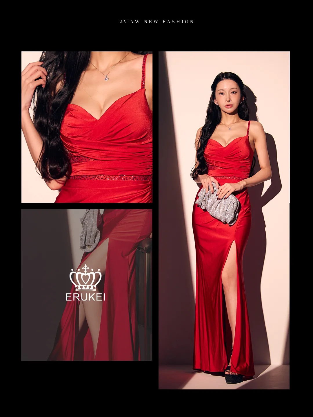 【ANGEL R/エンジェルアール】ベアトップ/ ビックリボン/ ストライプ/ フレア/ マイクロミニドレス/ キャバドレス2