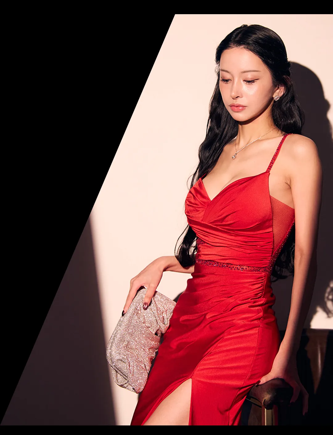 【ANGEL R/エンジェルアール】ベアトップ/ ビックリボン/ ストライプ/ フレア/ マイクロミニドレス/ キャバドレス3