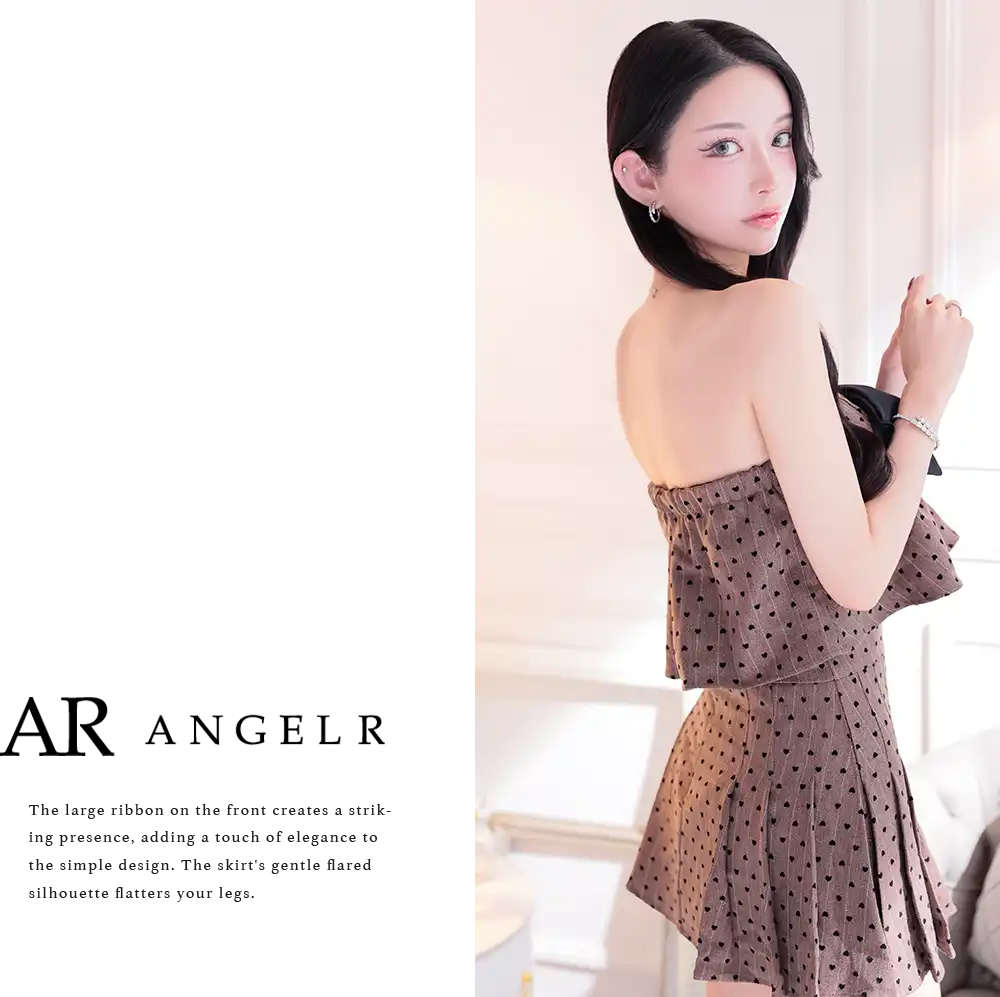 【ROBE de FLEURS Glossy/ローブ・ド・フルール グロッシー】バストカット/ ウエストカット/ 袖あり/ 半袖/ バックル/ ストレッチ/ タイト/ ミニドレス/ キャバドレス