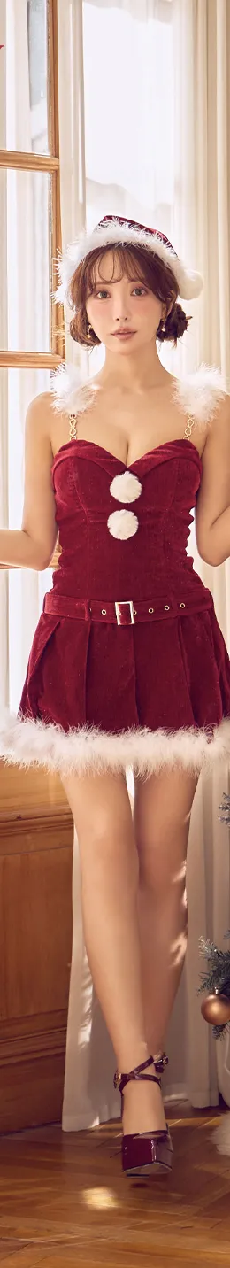 ツイードプリント バッククロスリボン クロスビキニ1