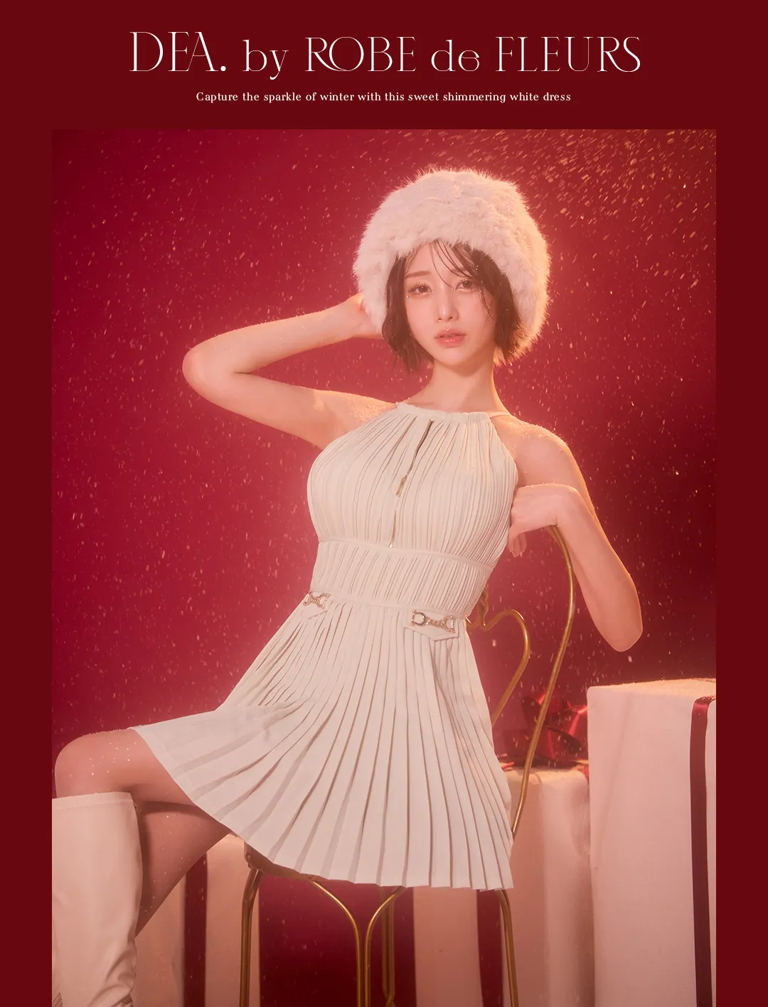 【ANGEL R/エンジェルアール】クロスネック/ チェック/ レース/ フレア/ マイクロミニドレス/ キャバドレス 5