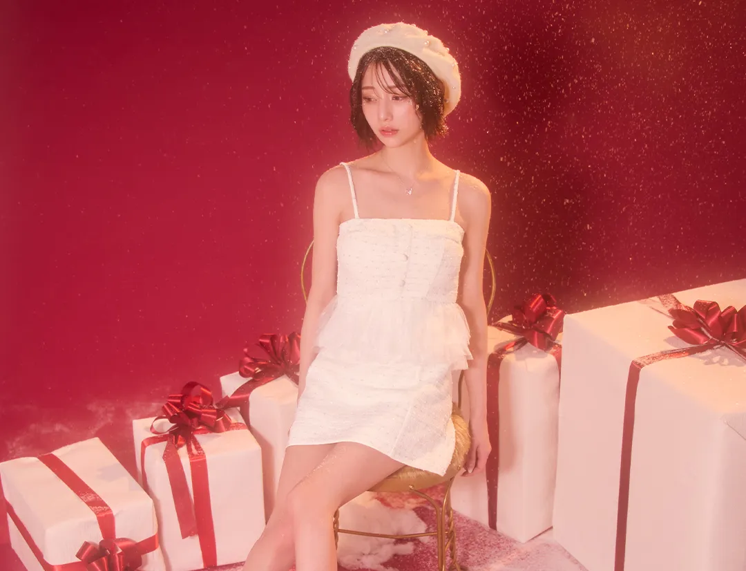 【ANGEL R/エンジェルアール】クロスネック/ チェック/ レース/ フレア/ マイクロミニドレス/ キャバドレス 5