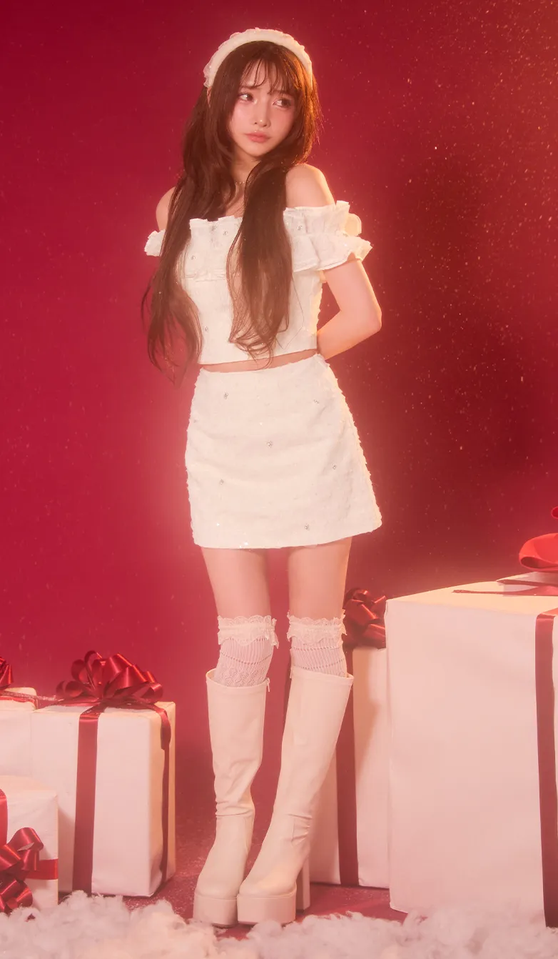 【ROBE de FLEURS Glossy/ローブ・ド・フルール グロッシー】ボタン/ キャミソール/ タイト/ ミニドレス/ キャバドレス