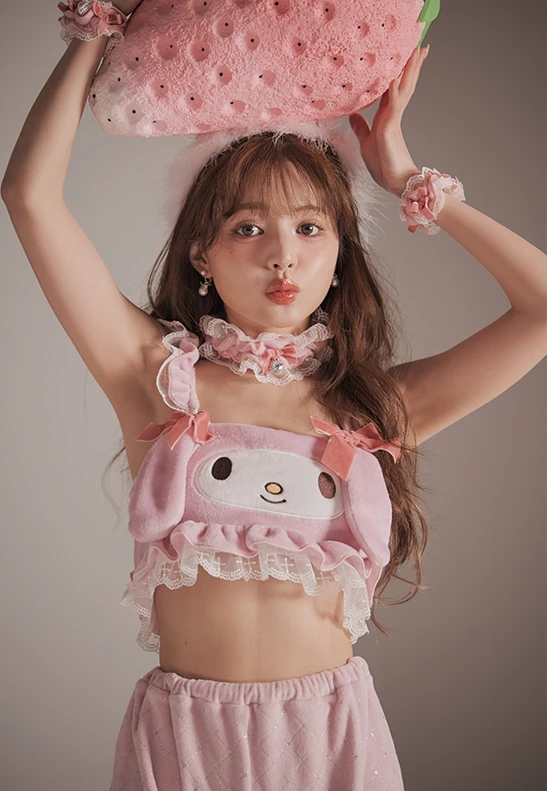 【サンリオ】マイメロディセットアップルームウェア6