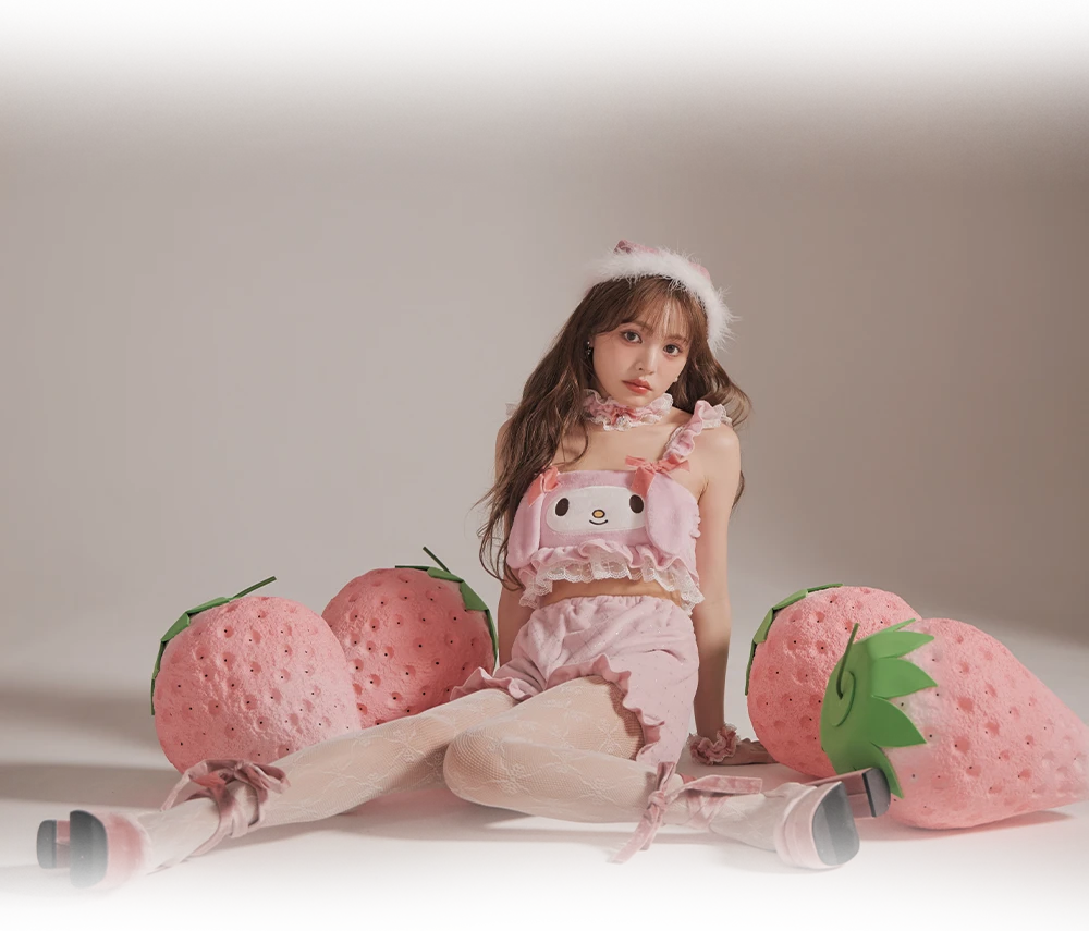 【サンリオ】マイメロディセットアップルームウェア4