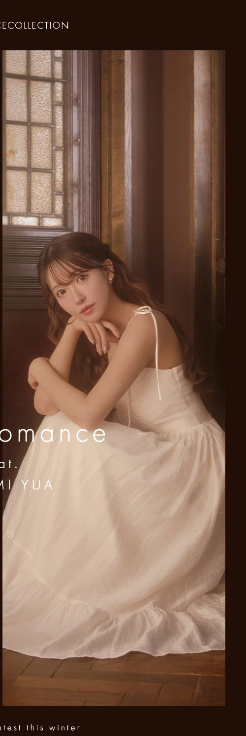 【DEA./ディア】ストーン/ シフォン/ ハートカット/ キャミソール/ ミディアムドレス/ キャバドレス