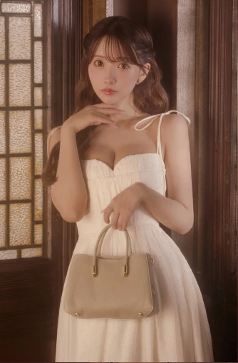 【DEA./ディア】ストーン/ シフォン/ ハートカット/ キャミソール/ ミディアムドレス/ キャバドレス