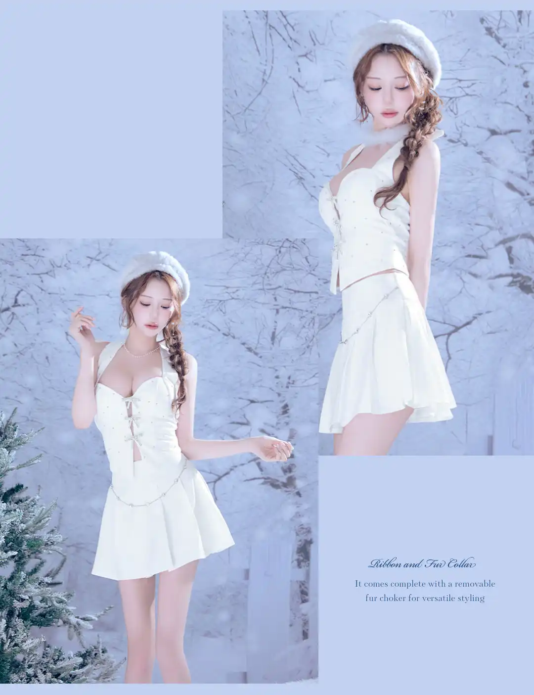 ドリーミーパール/ チュールリボン/ セットアップ/ フレア/ ミニドレス/ キャバドレス 2