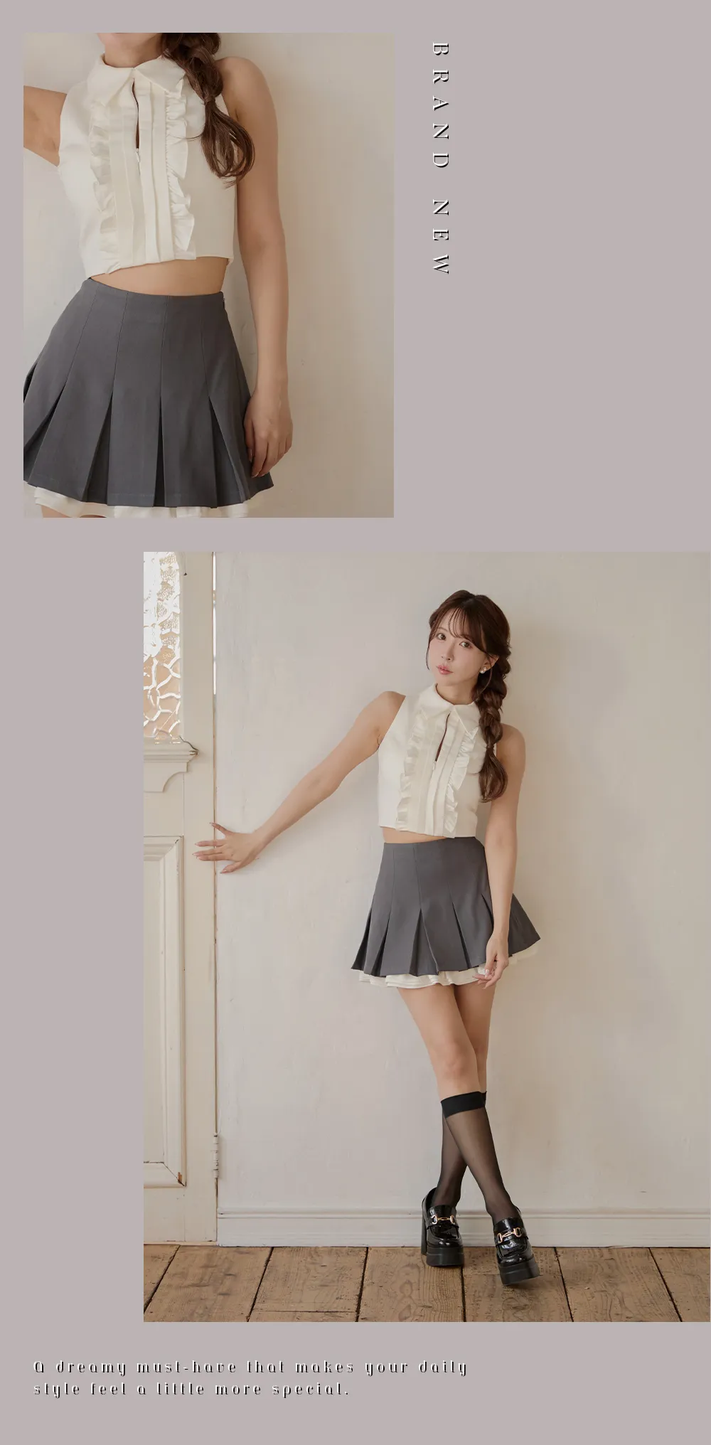 【ANGEL R/エンジェルアール】クロスネック/ チェック/ レース/ フレア/ マイクロミニドレス/ キャバドレス 2