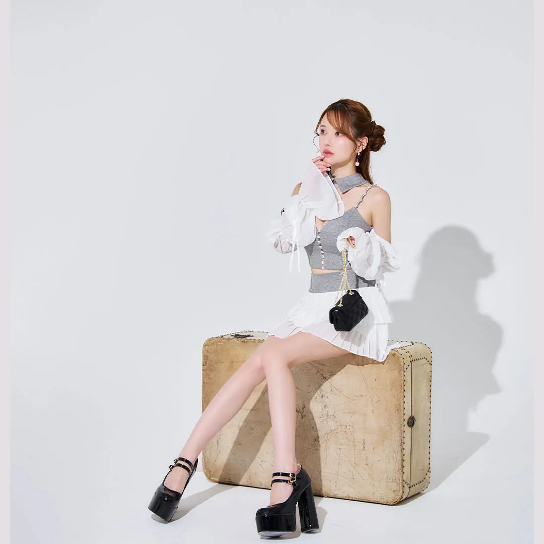 whitw dress feat.ゆめ