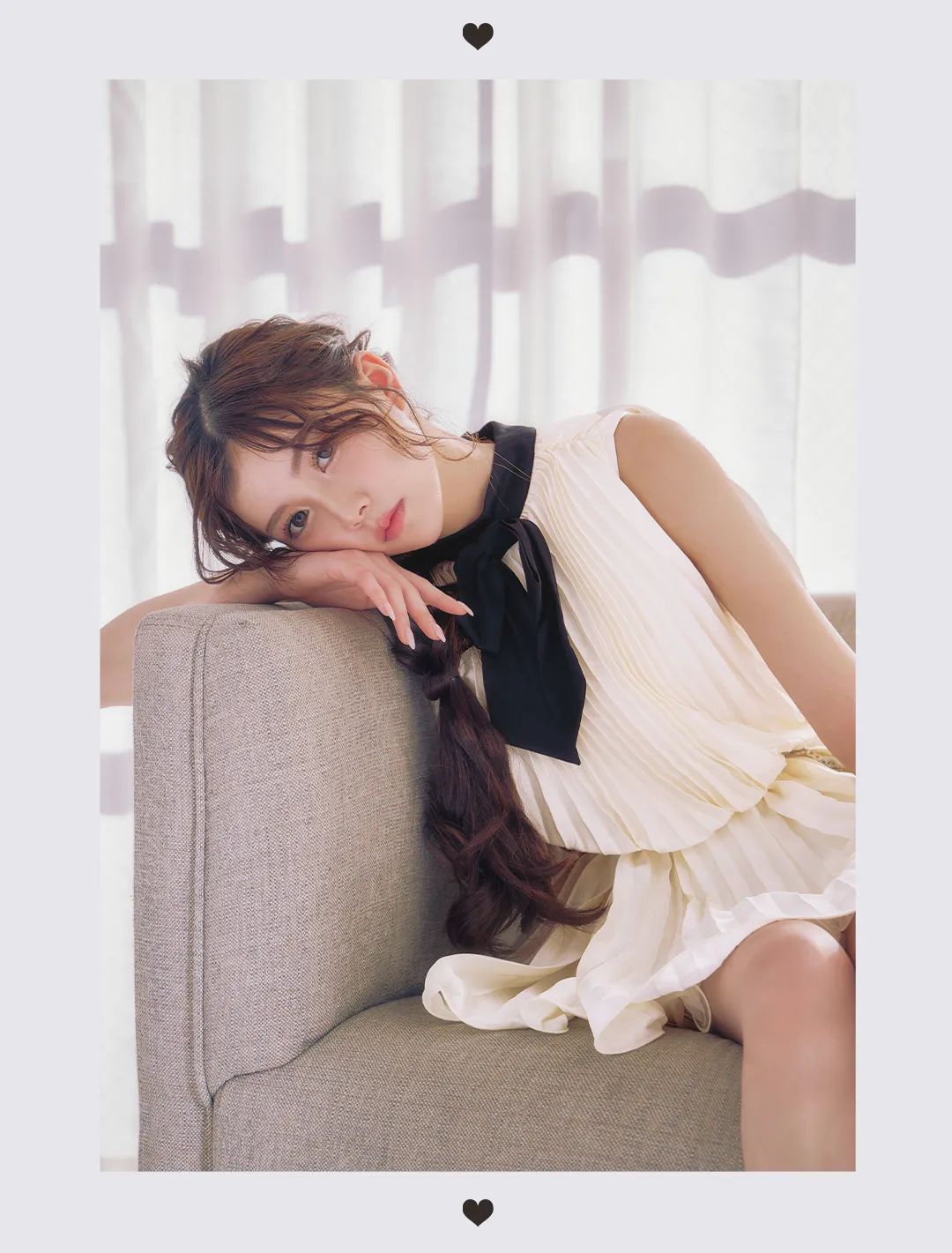 ガーリー / ボウデザイン / フリル / ミニドレス / フェミニン / 甘辛 / キャバドレス / 主役級 / 淡色 / 華やか 4