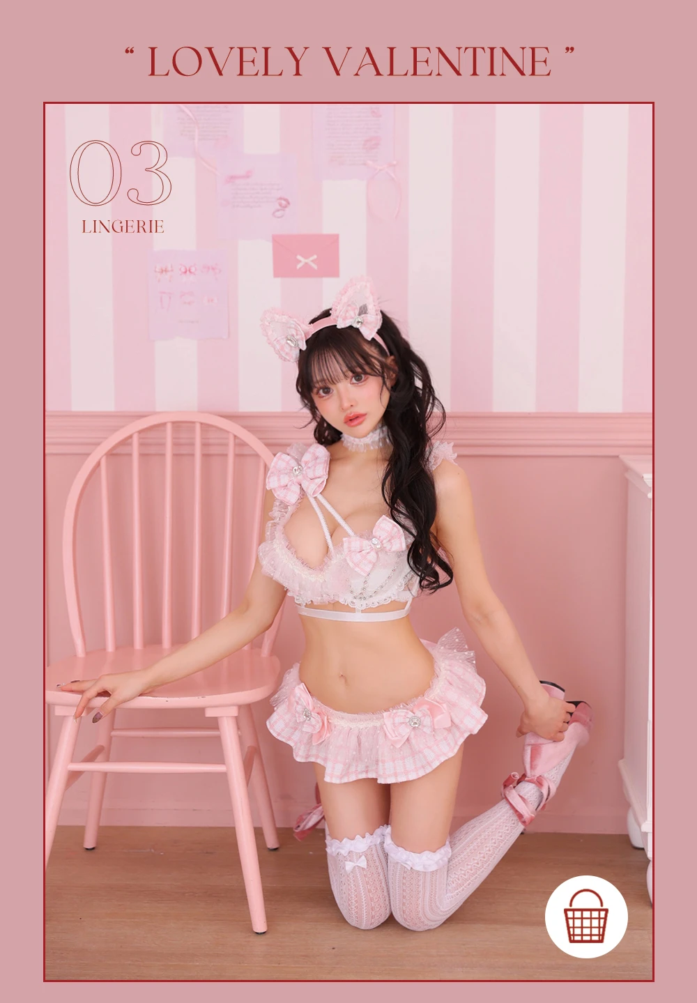 【Deco Lingerie/ デコランジェリー】 Deco Lingerie58CS/ ランジェリー/ 5点セット1