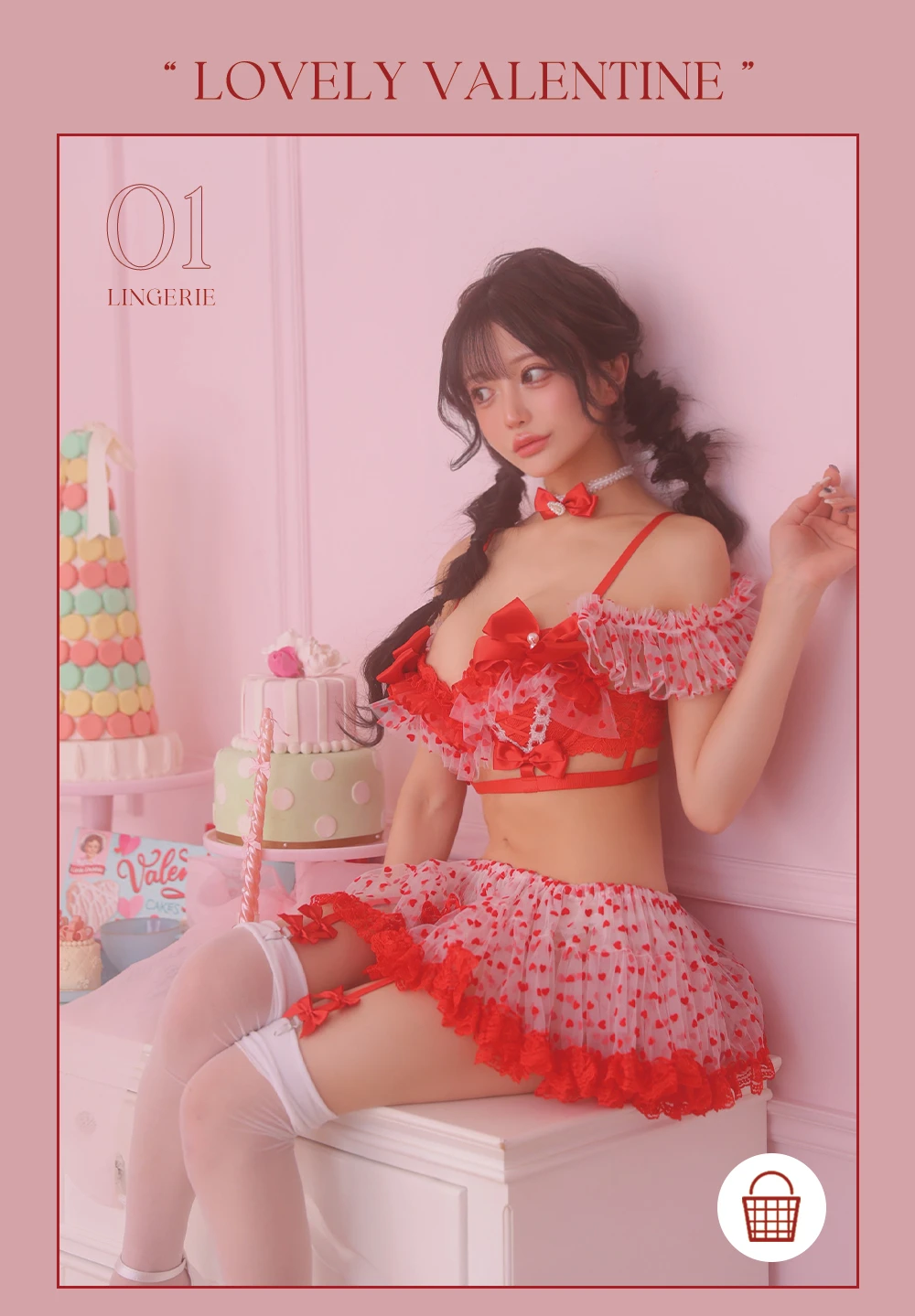 【Deco Lingerie/ デコランジェリー】 Deco Lingerie66/ ランジェリー/ 4点セット1