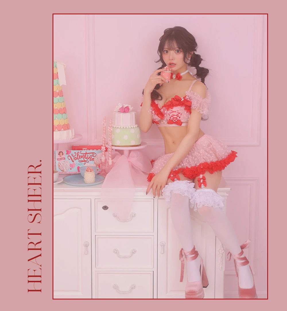 【Deco Lingerie/ デコランジェリー】 Deco Lingerie66/ ランジェリー/ 4点セット3