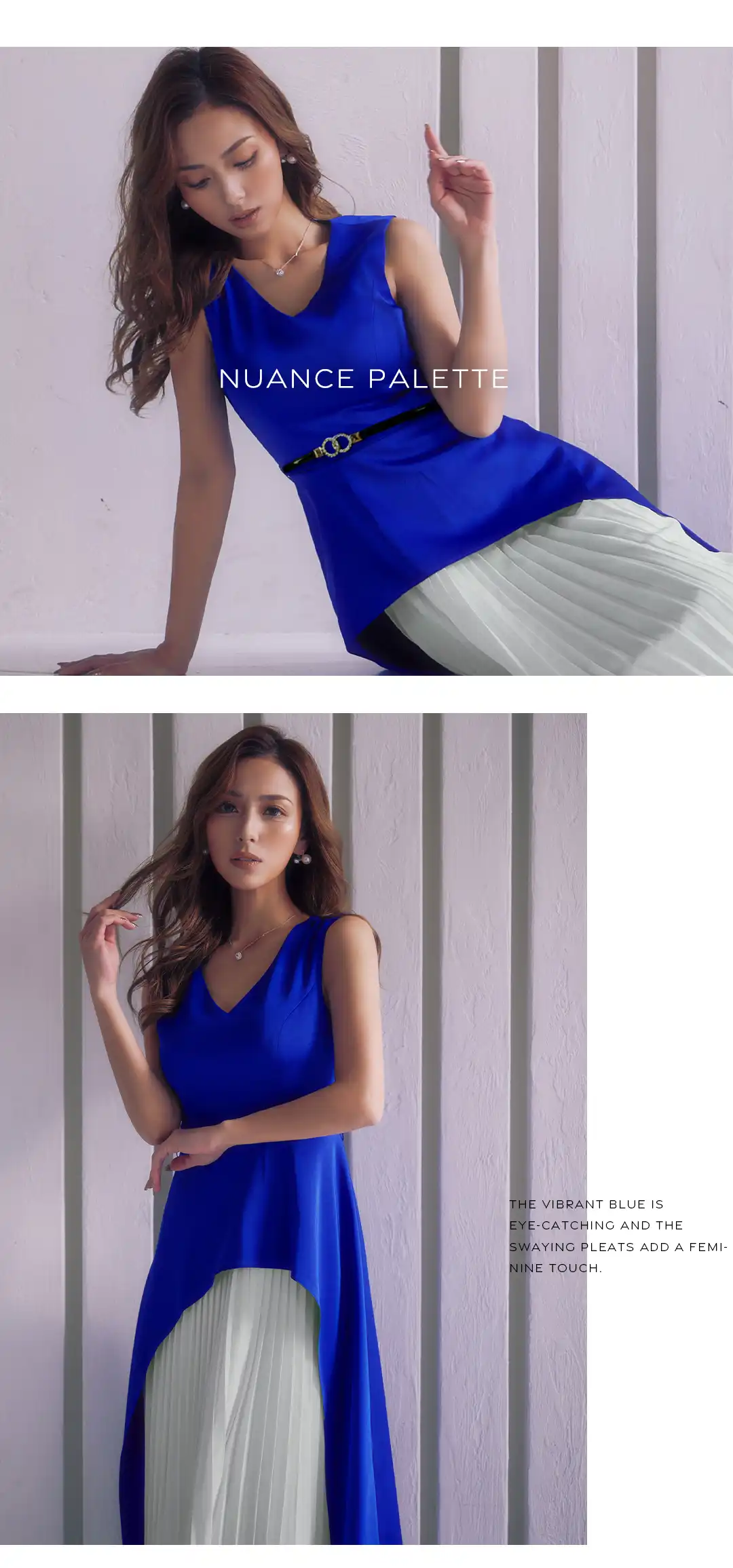 バックオープン起毛ニットフレアミニキャバドレス