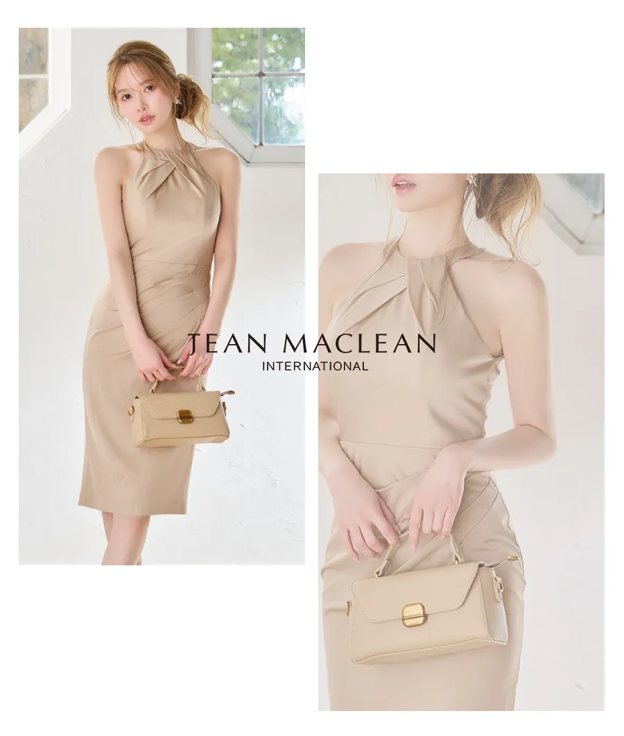 【Glossy/グロッシー】オフショルダー/ ロングスリーブ/ バストカット/ フレア/ セットアップ/ ミニドレス/ キャバドレス