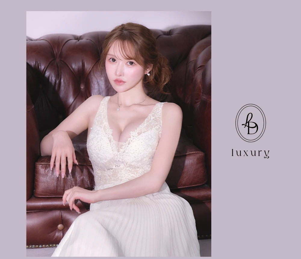 バックオープン起毛ニットフレアミニキャバドレス3