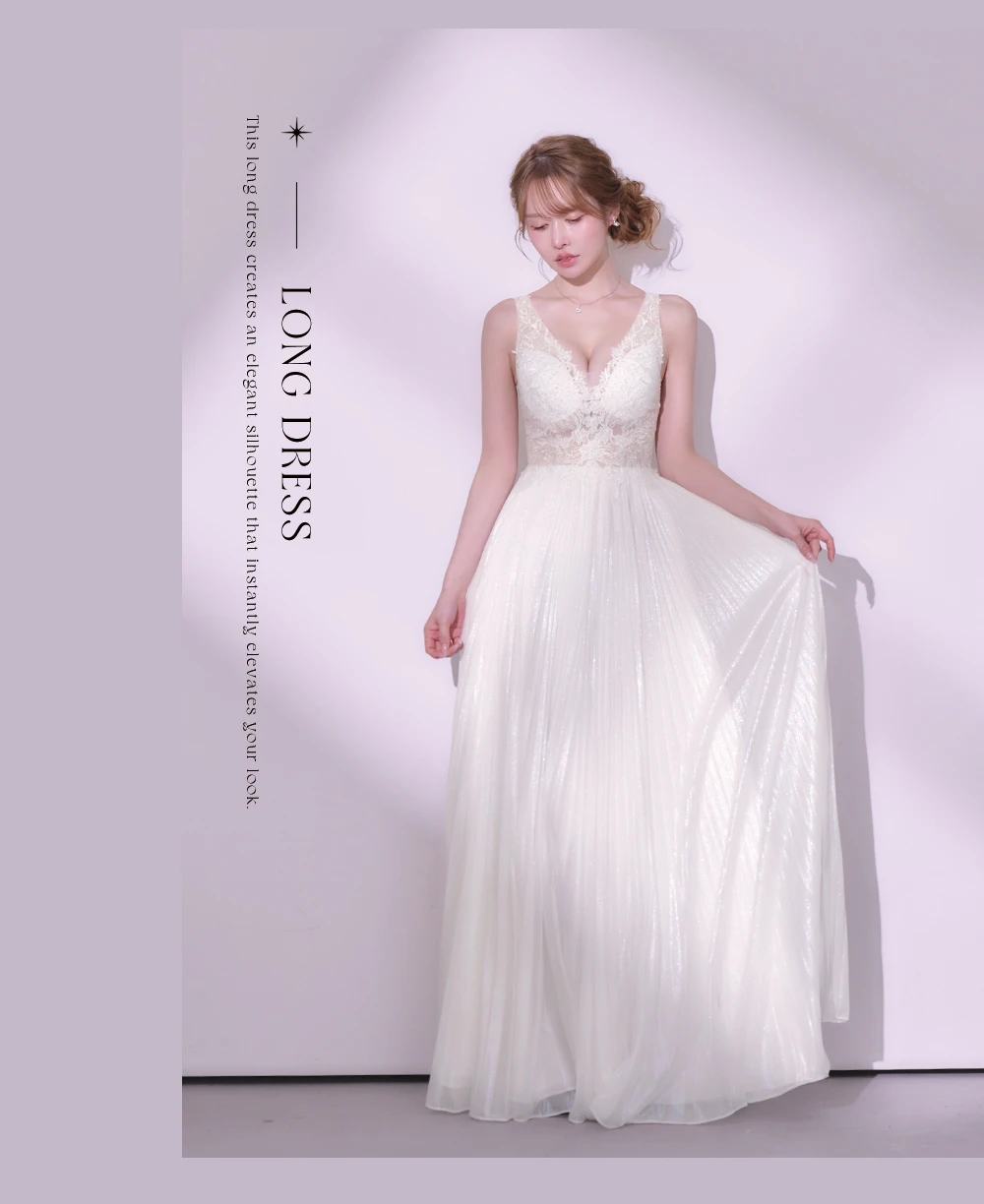 バックオープン起毛ニットフレアミニキャバドレス4