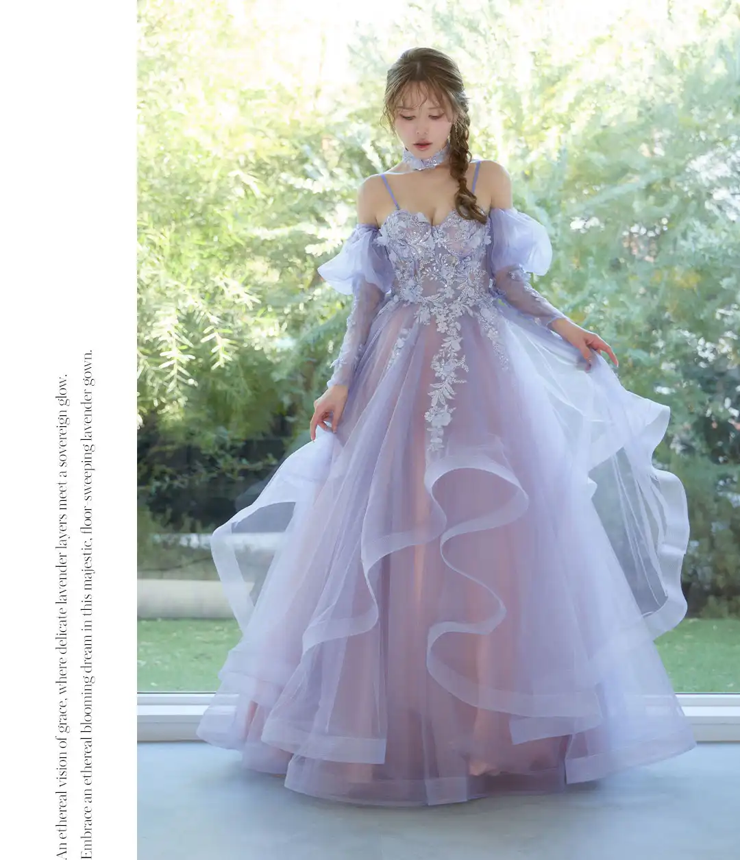 バックオープン起毛ニットフレアミニキャバドレス