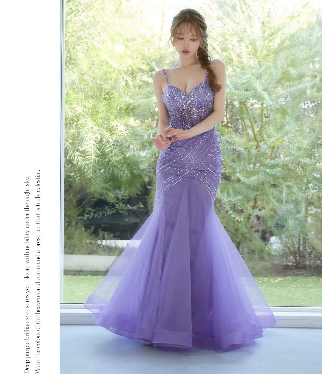 バックオープン起毛ニットフレアミニキャバドレス