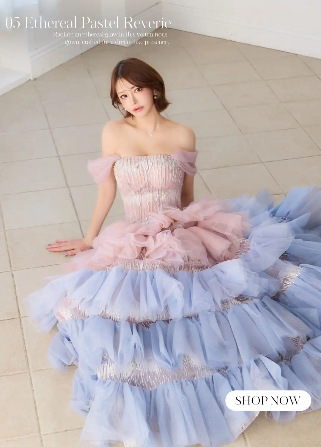 バックオープン起毛ニットフレアミニキャバドレス