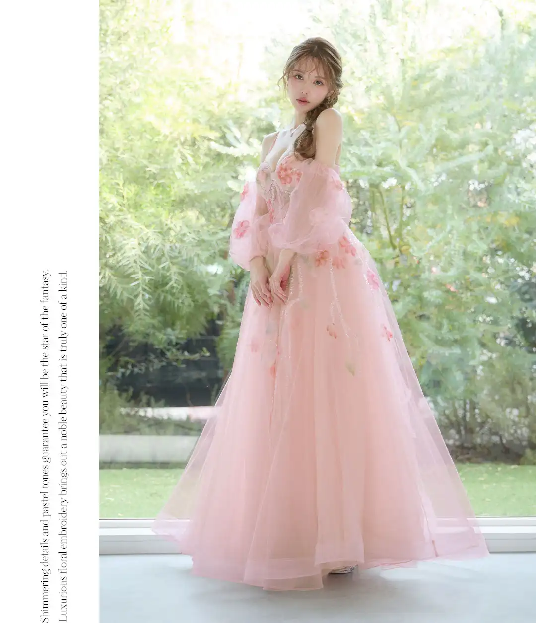 バックオープン起毛ニットフレアミニキャバドレス