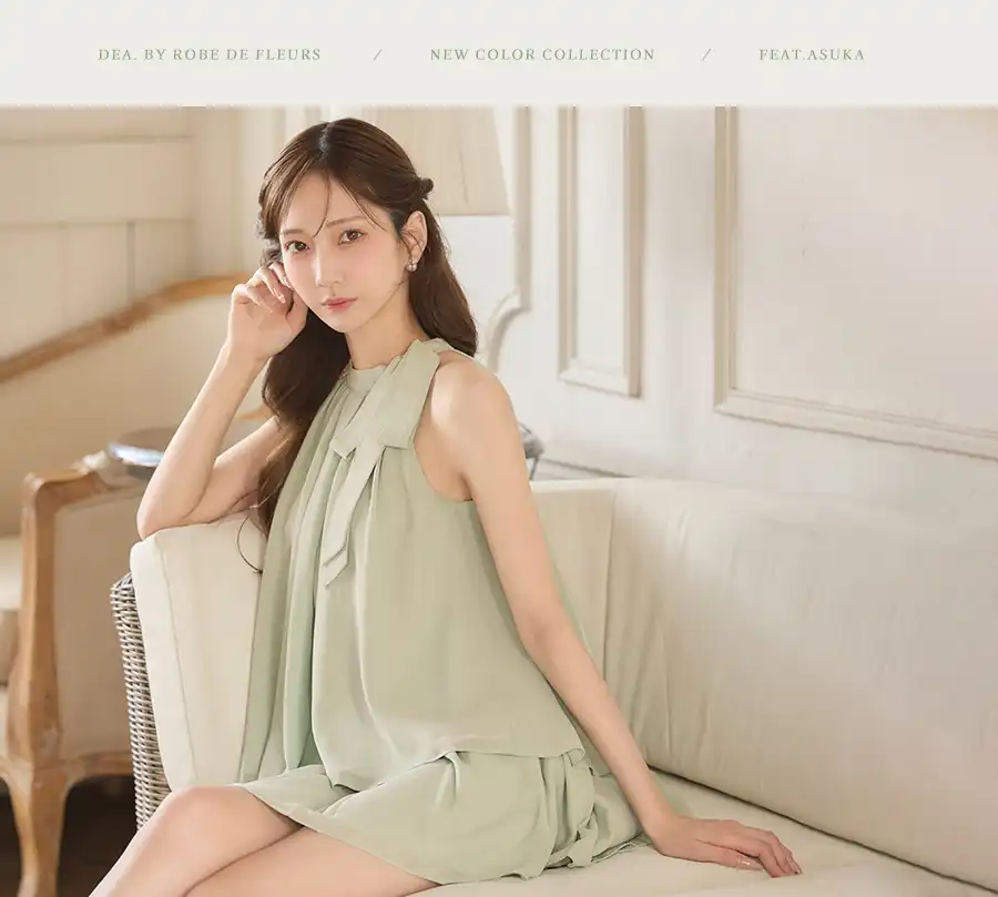 【DEA./ディア】サテン/ シフォン/ フレア/ セットアップ/ ミニドレス/ キャバドレス 5