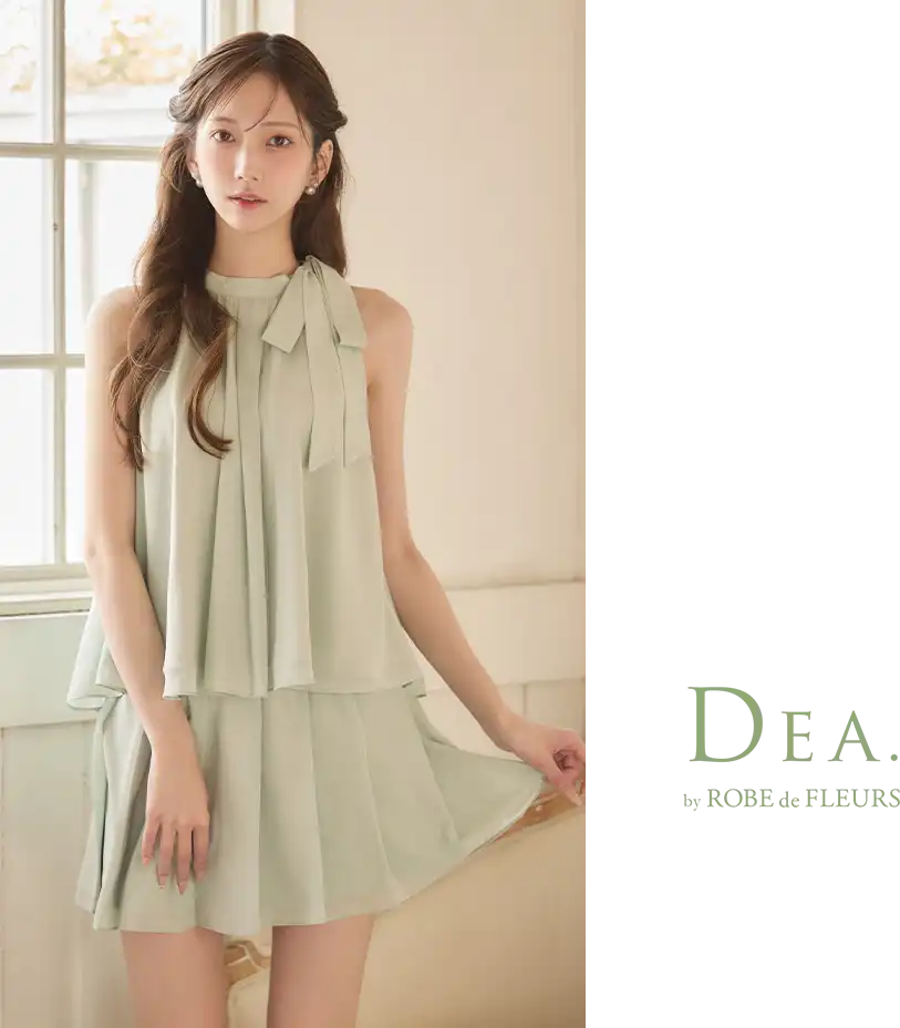 【ROBE de FLEURS Glossy/ローブ・ド・フルール グロッシー】バストカット/ ウエストカット/ 袖あり/ 半袖/ バックル/ ストレッチ/ タイト/ ミニドレス/ キャバドレス