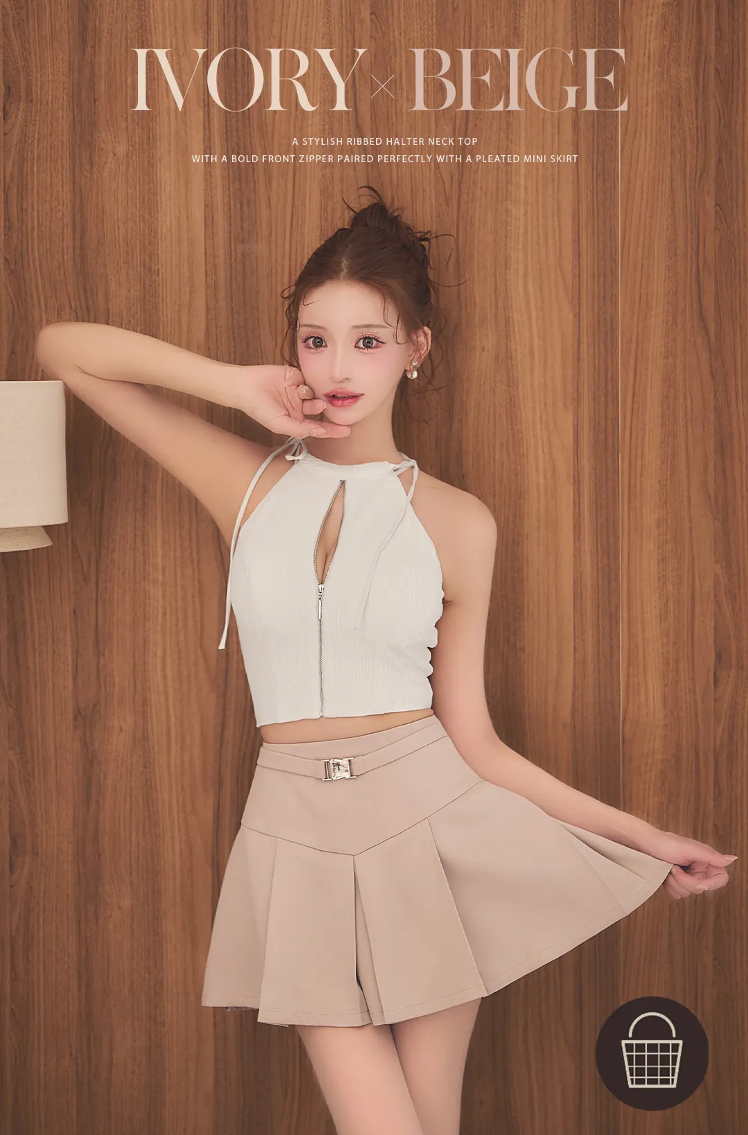 【予約商品/3月上旬発送予定】XSサイズあり【Glossy/グロッシー】バイカラー/ アメスリ/ ストレッチ/ セットアップ/ ミニドレス/ キャバドレス