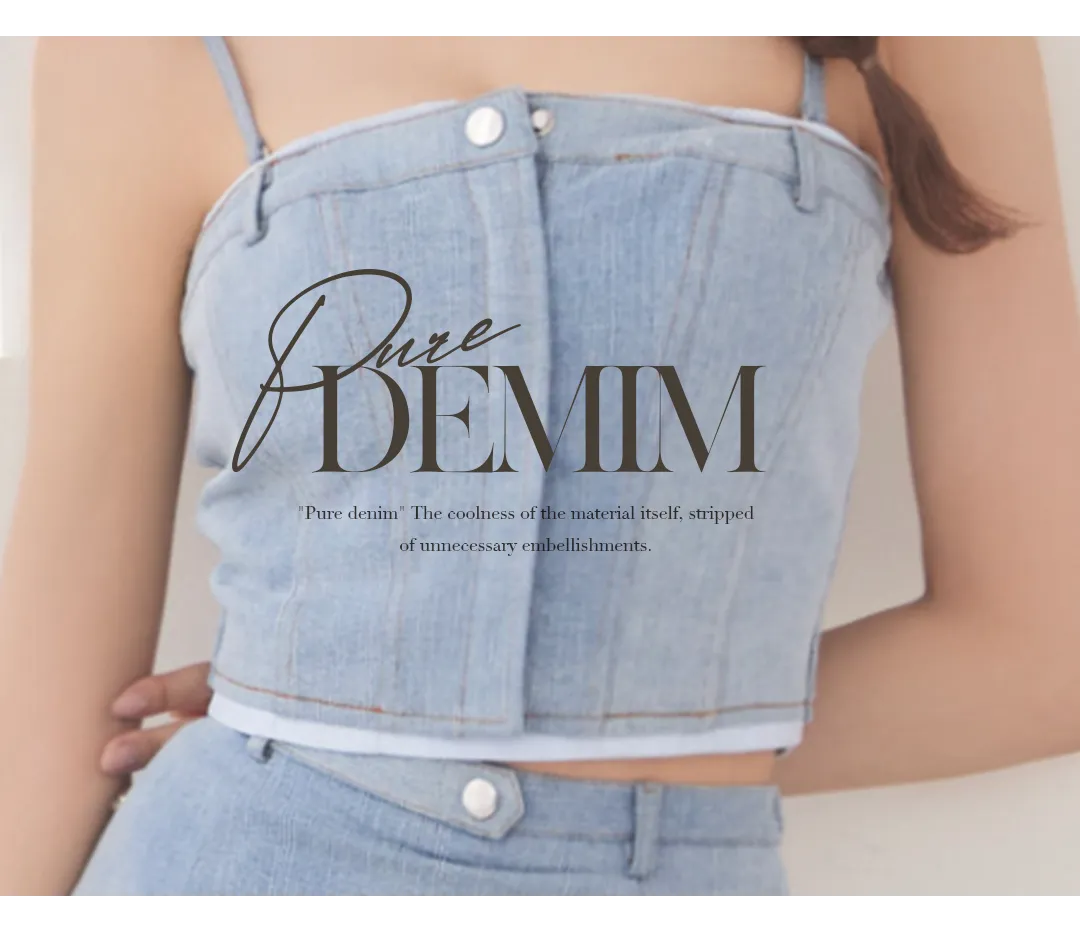 【Glossy/グロッシー】バイカラー/ シャツドッキング/ ステッチ/ デニム/ セットアップ/ タイト/ ミニドレス/ キャバドレス 3