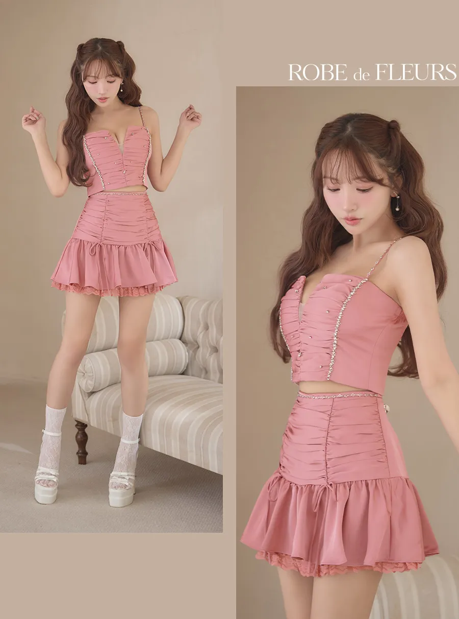 三上悠亜＆カルアが着る、Douce Romanceミニドレス9