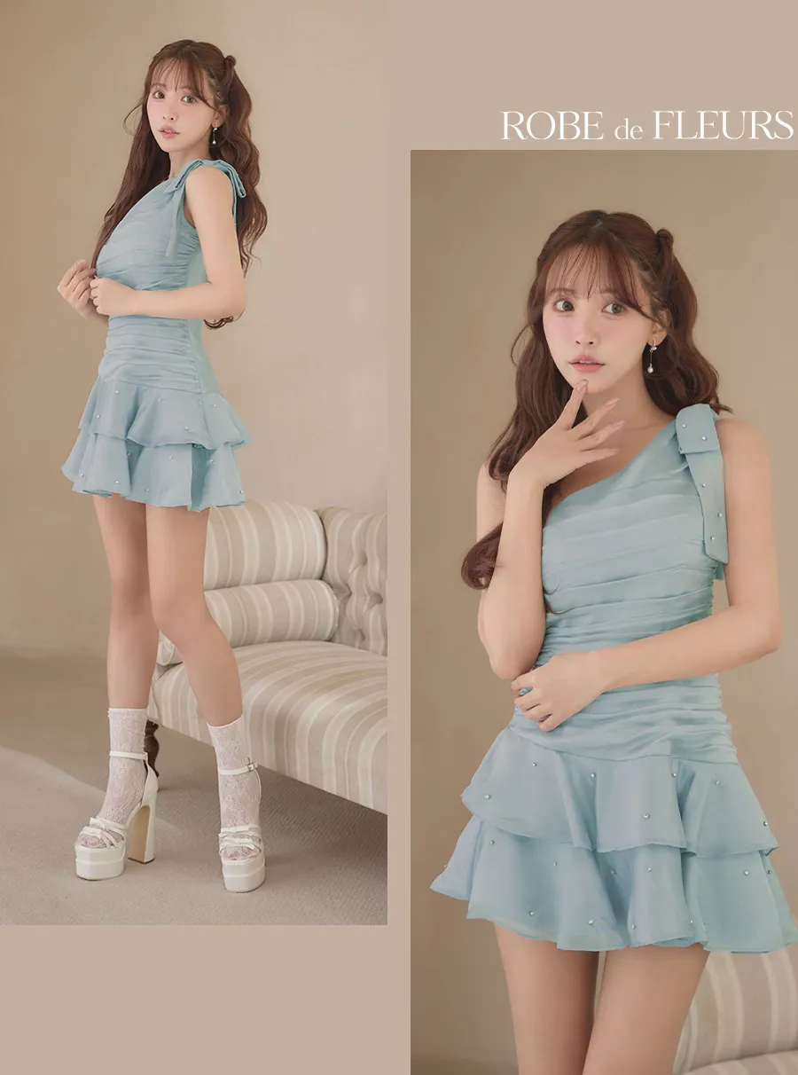 三上悠亜＆カルアが着る、Douce Romanceミニドレス9