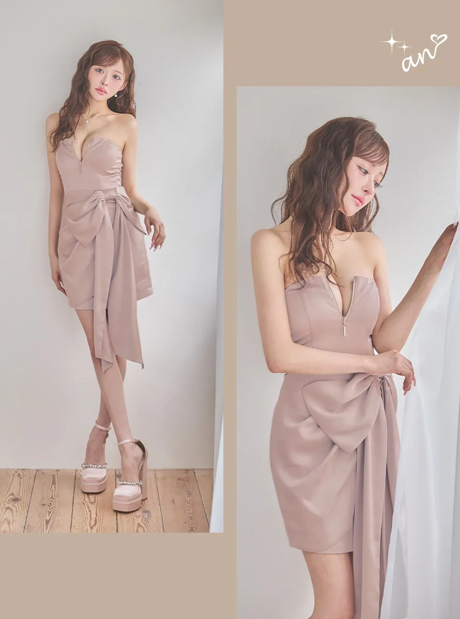 三上悠亜＆カルアが着る、Douce Romanceミニドレス9